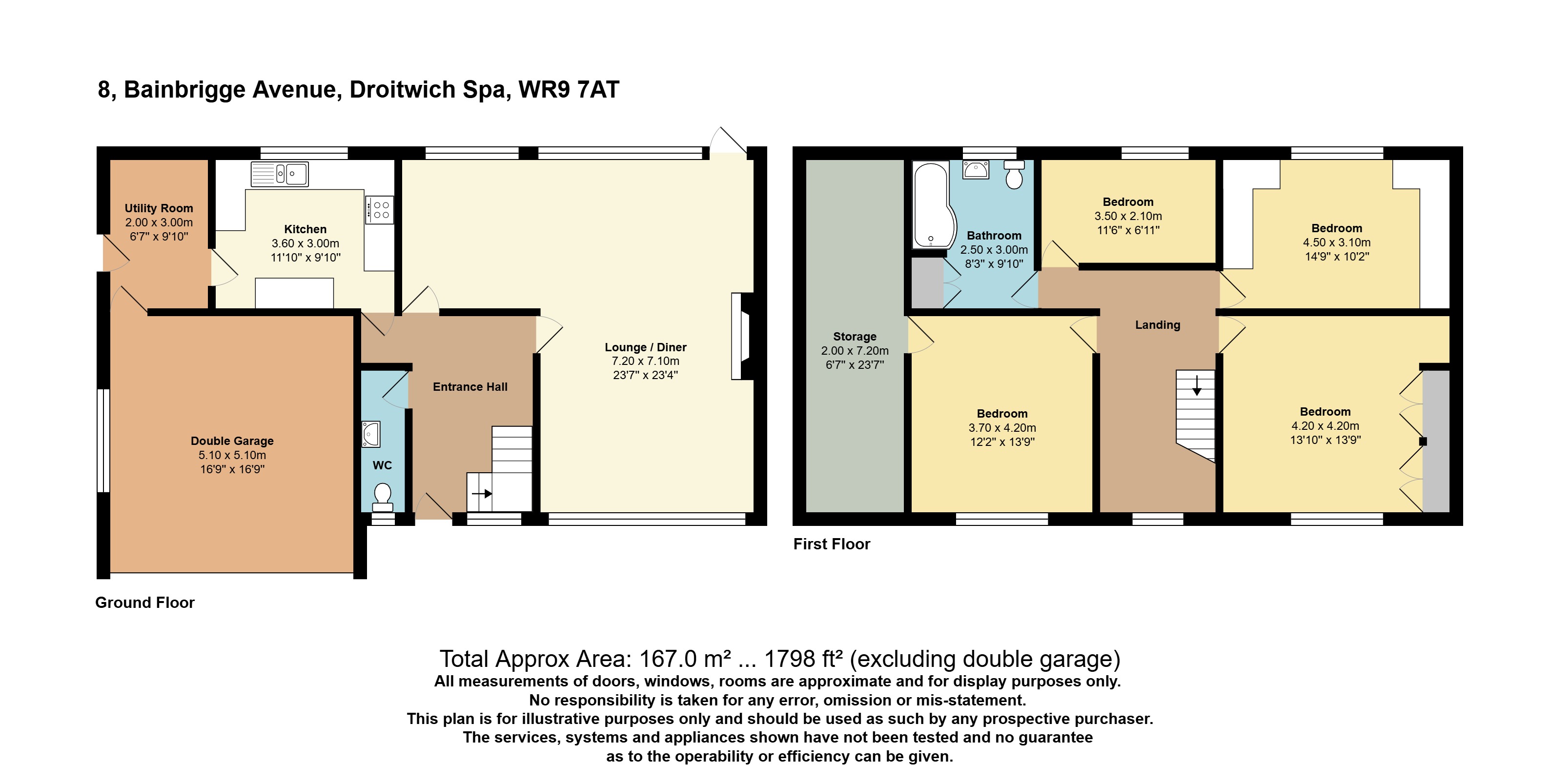 8, Bainbrigge Avenue, Worcestershire floorplan