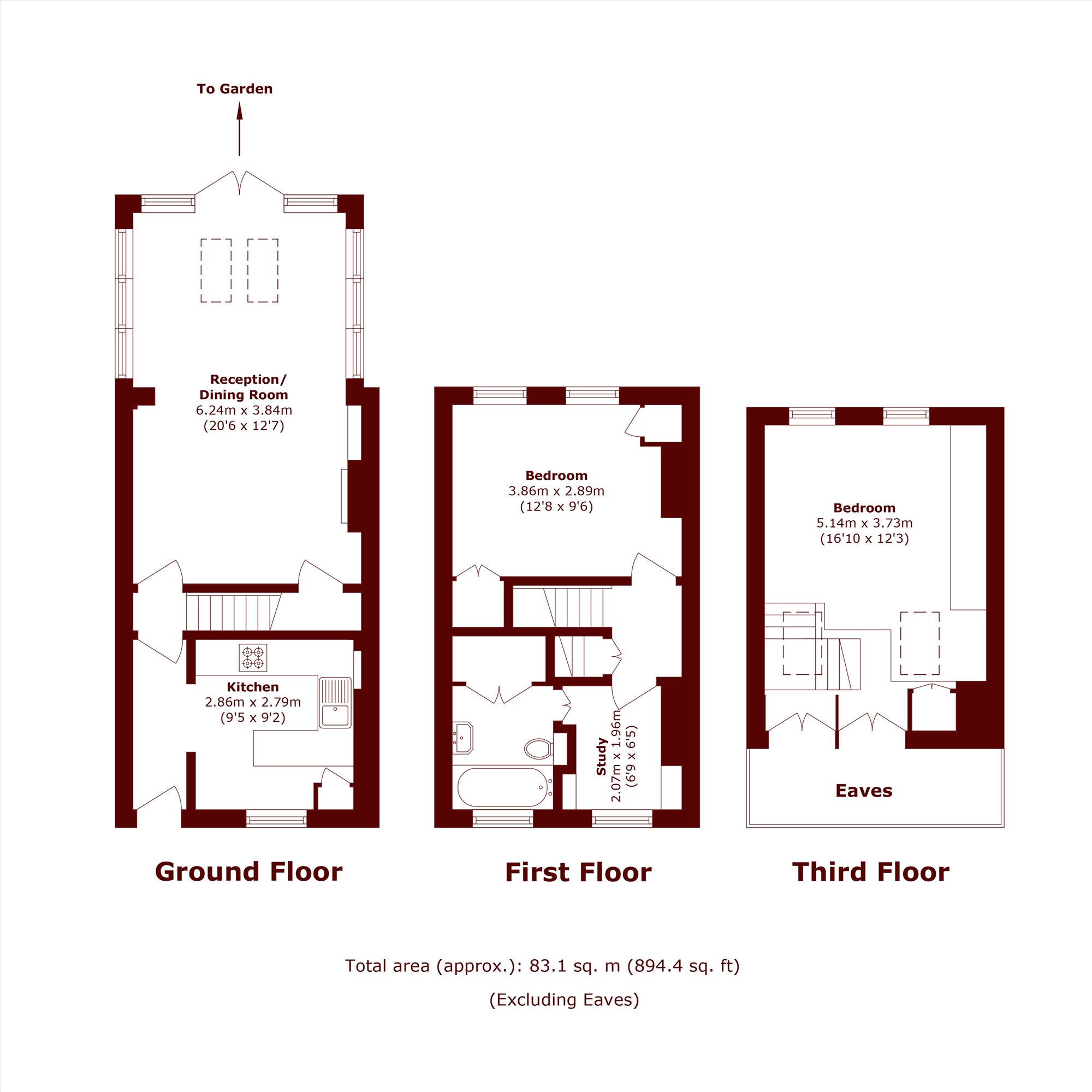 11, Sandilands Road, London floorplan