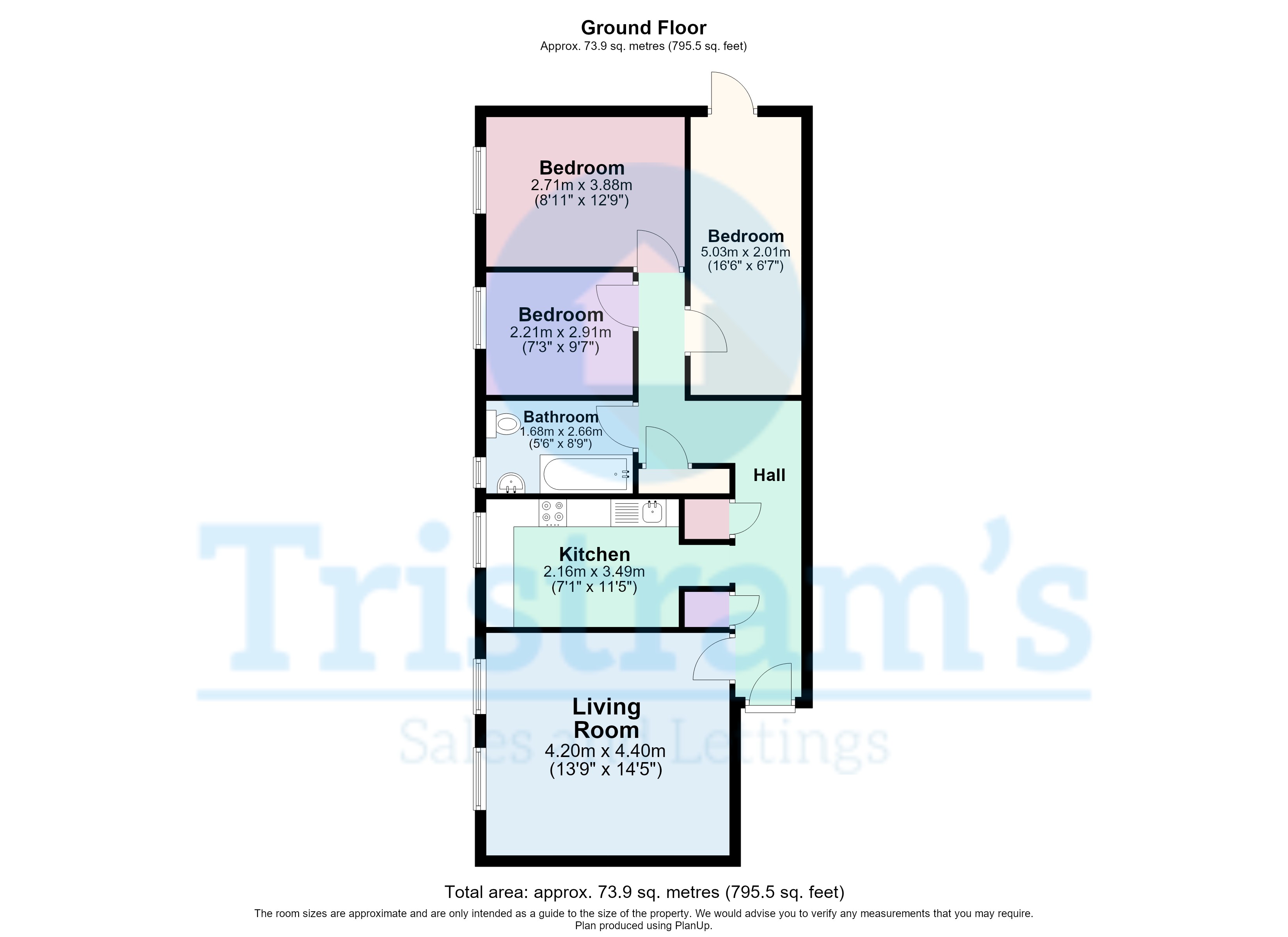 Durham House, Nottingham floorplan