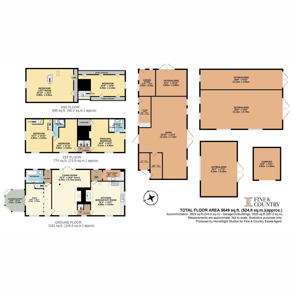 Badgers Farm, Short Green, Winfarthing floorplan