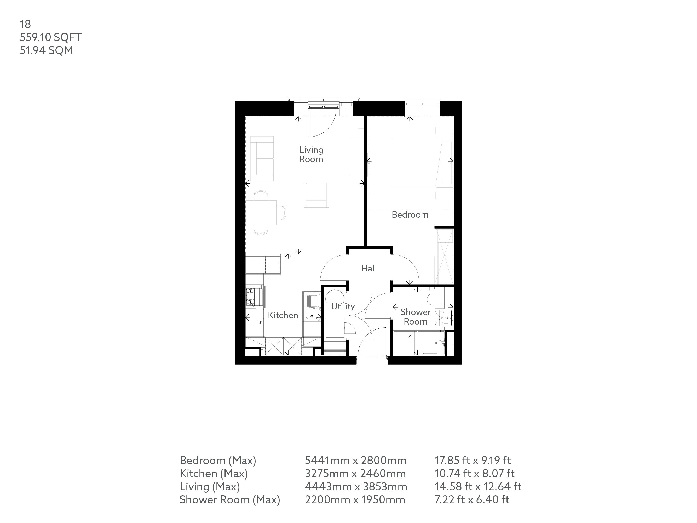 18, Liphook floorplan