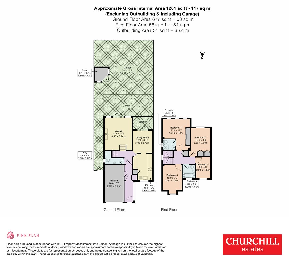 1A, Mount View Road, North Chingford floorplan
