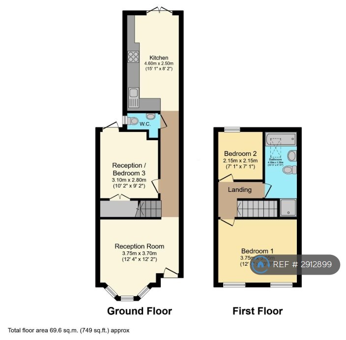 Guildford Road, Croydon floorplan