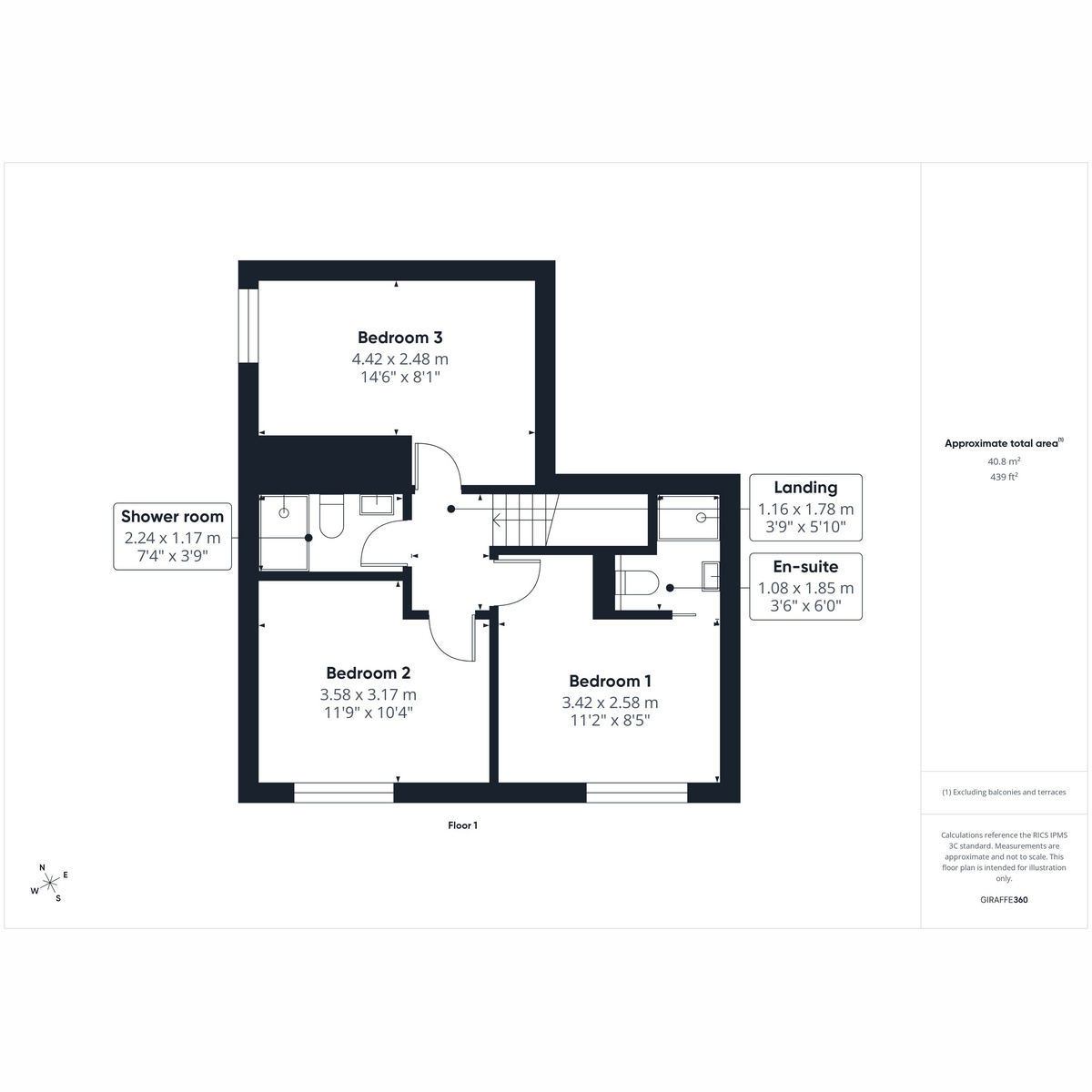 Wayside, Stanley Street, Beetham floorplan