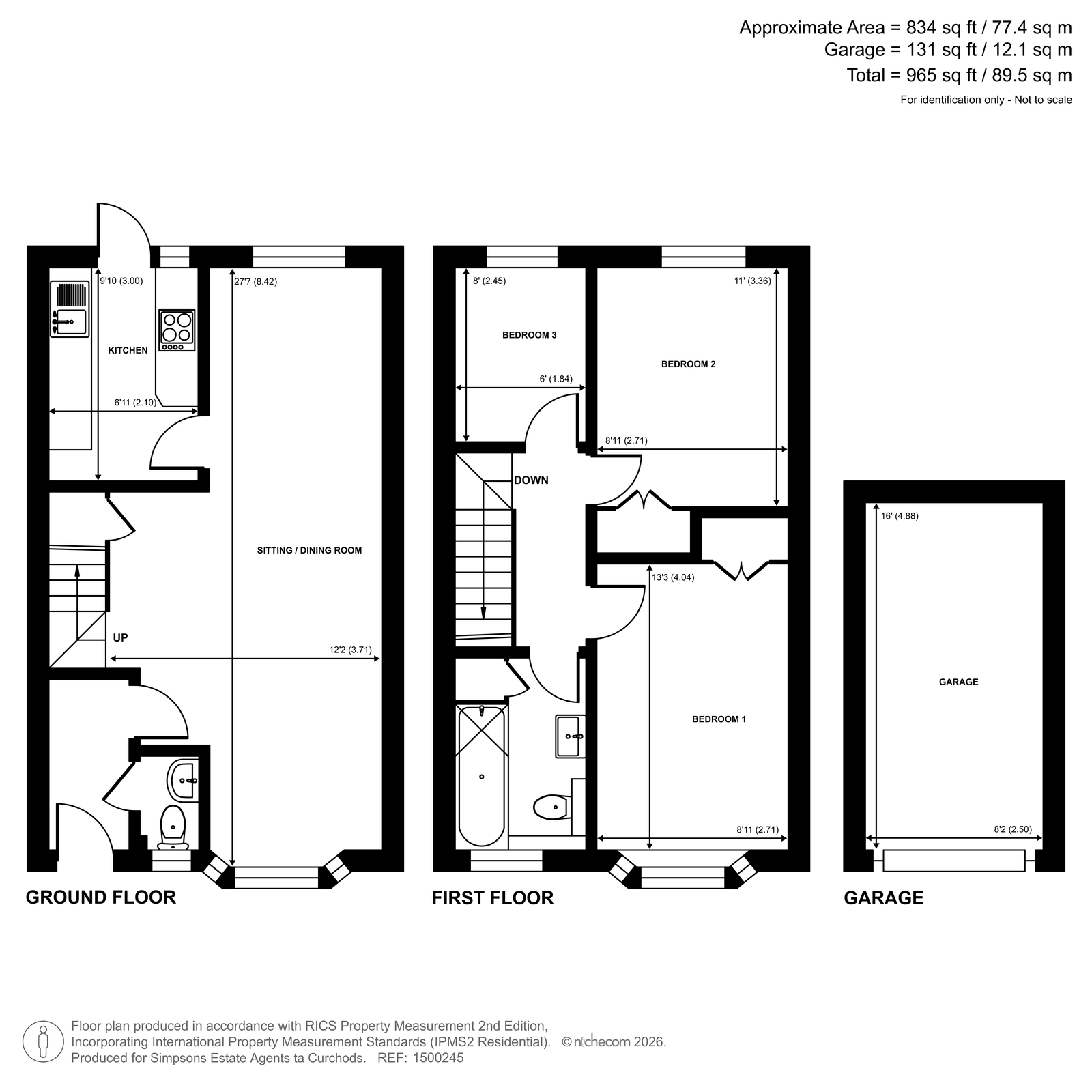 24, Regency Drive, West Byfleet floorplan