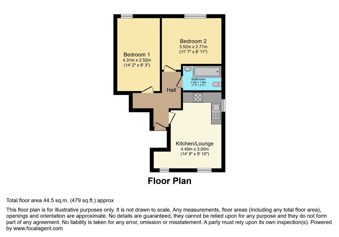Musters Road, West Bridgford, NG2 floorplan