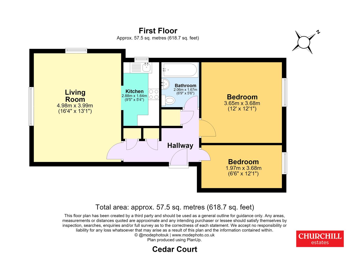 Flat 9,, Cedar Court, Wanstead floorplan