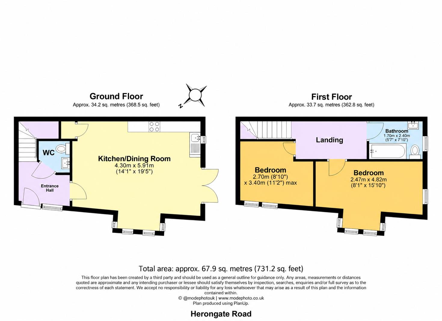 Herongate Road, London floorplan