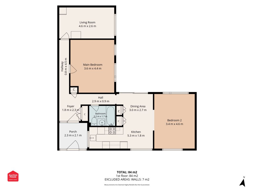6 Chessar Avenue, Newcastle upon Tyne floorplan