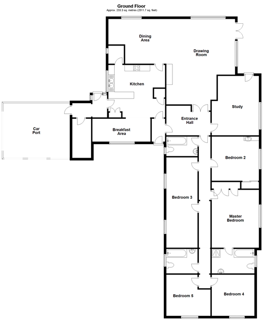 5 bed detached bungalow for sale in Puckpool Hill, Seaview, Isle Of