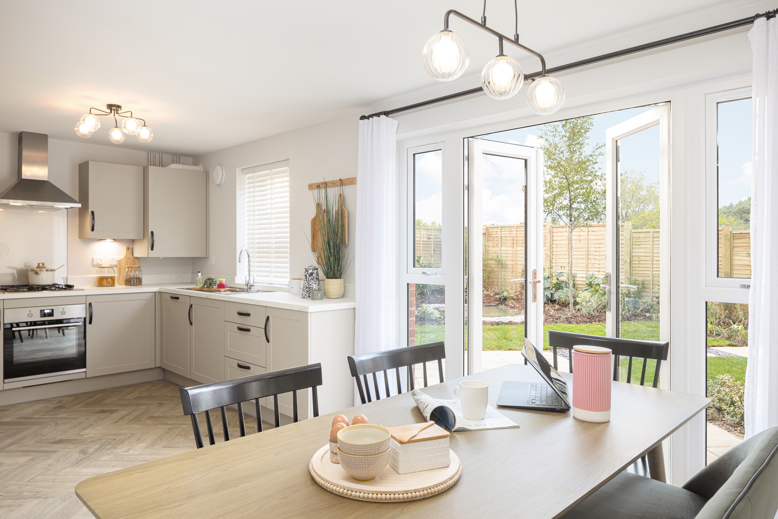 Kitchen And Dining Room In The 4 Bedroom Kingsley