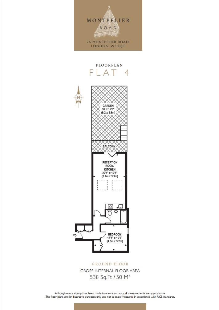 1 Bedrooms Flat to rent in Montpelier Road, Ealing W5