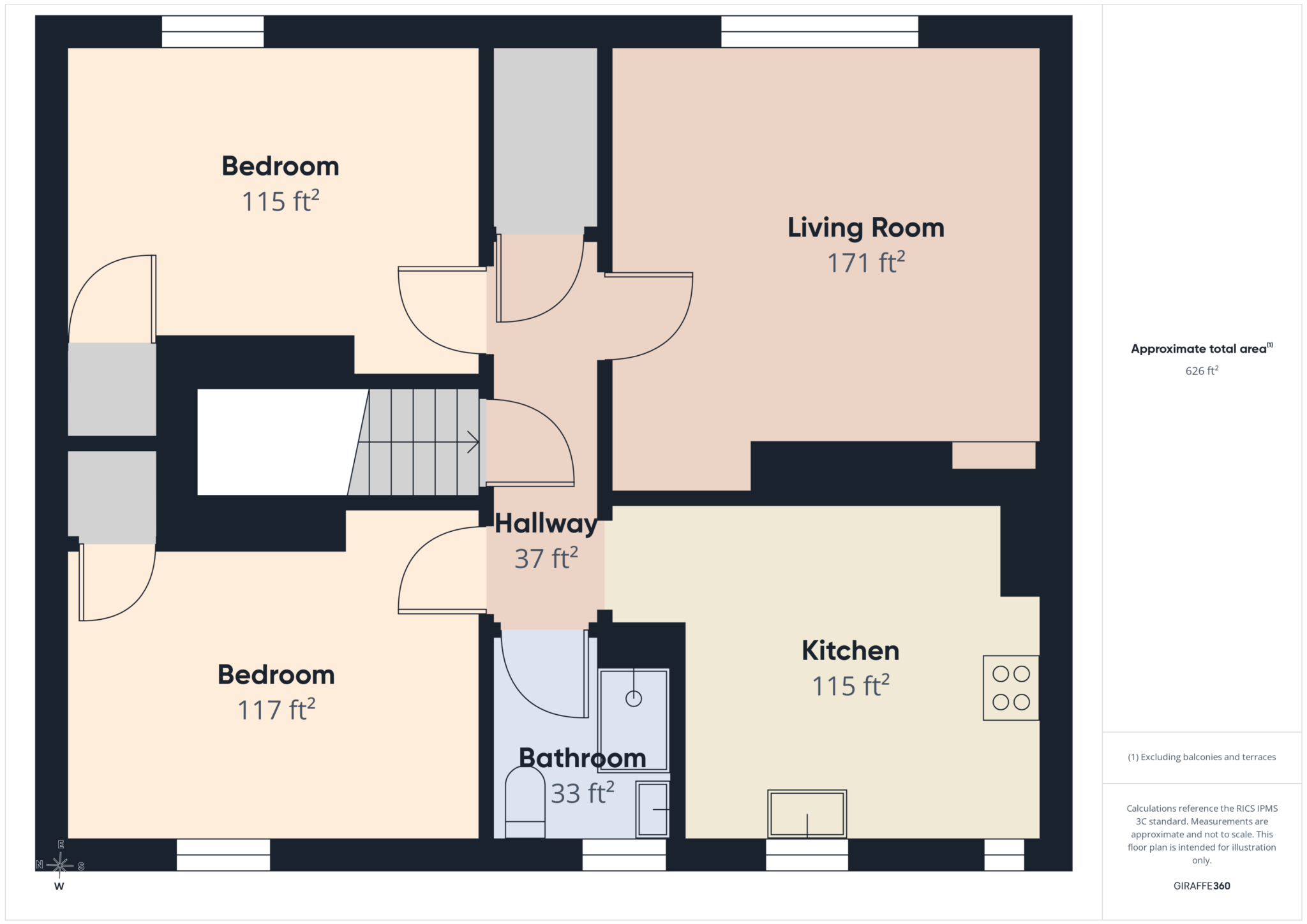 70, Lanark Road, Carluke floorplan