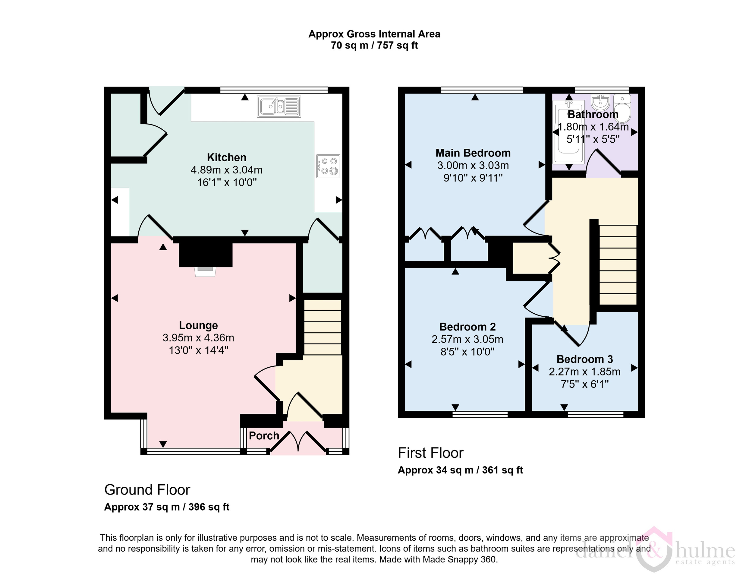 13 Fairview Road, Leek floorplan