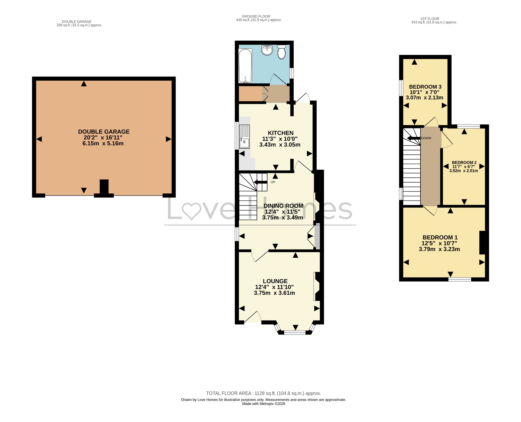 2 East View, Witts End, Milton Keynes floorplan