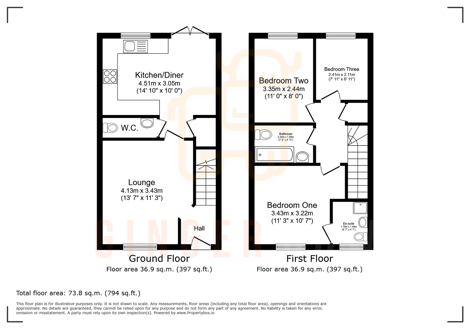 Plough Lane, Wixams floorplan