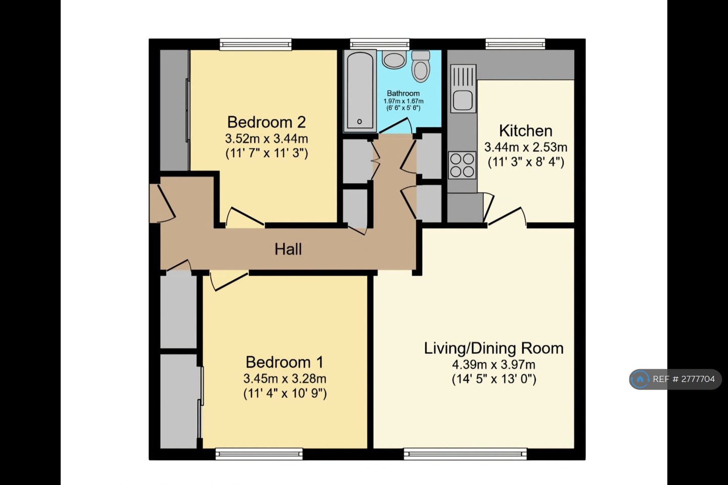 B Friendship Way, Renfrew floorplan