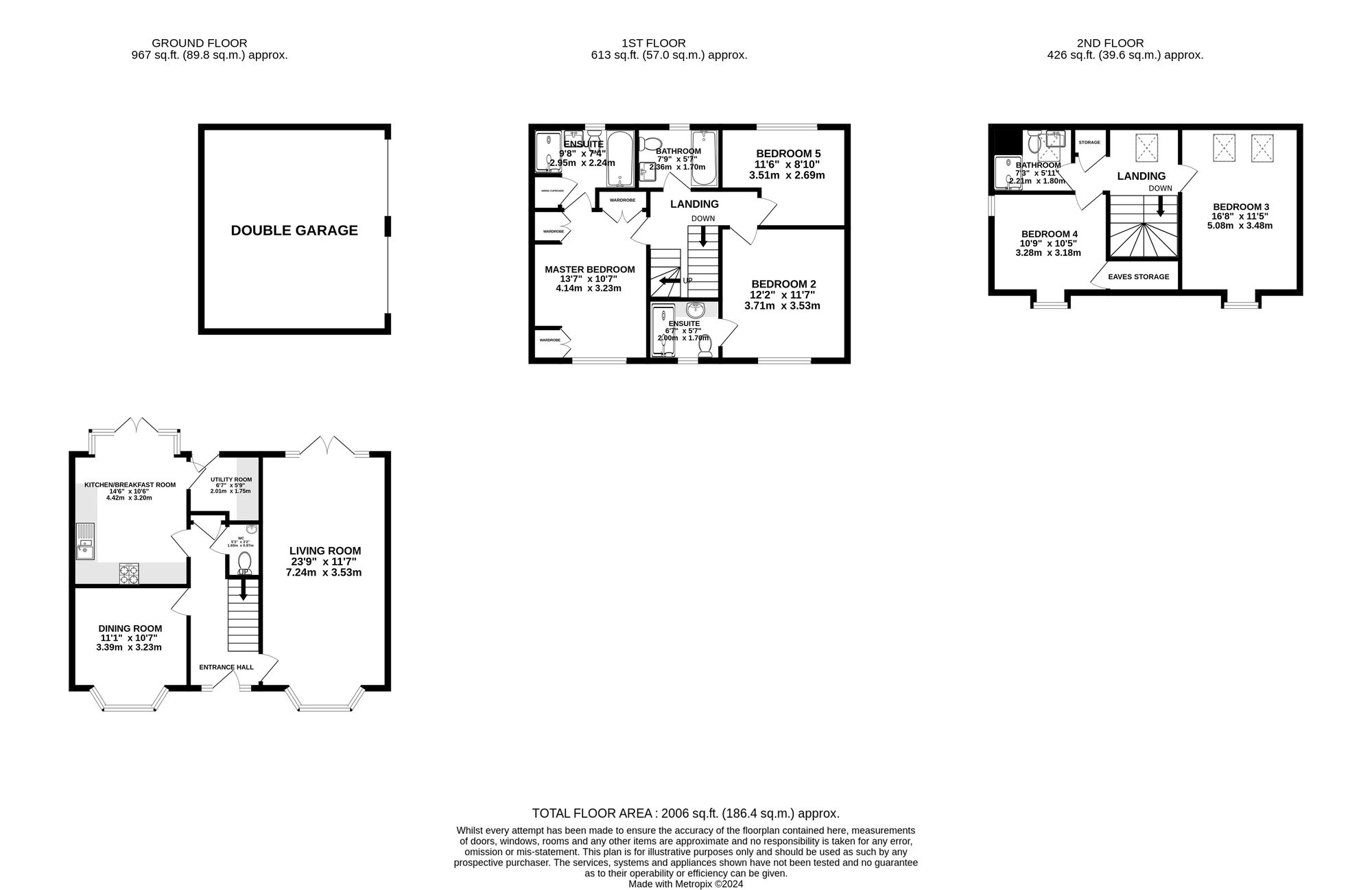 76 Hazel Way, Nantwich floorplan