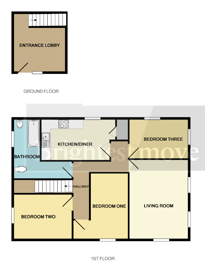 3 Bedrooms Flat to rent in West Street, Bridgwater TA6