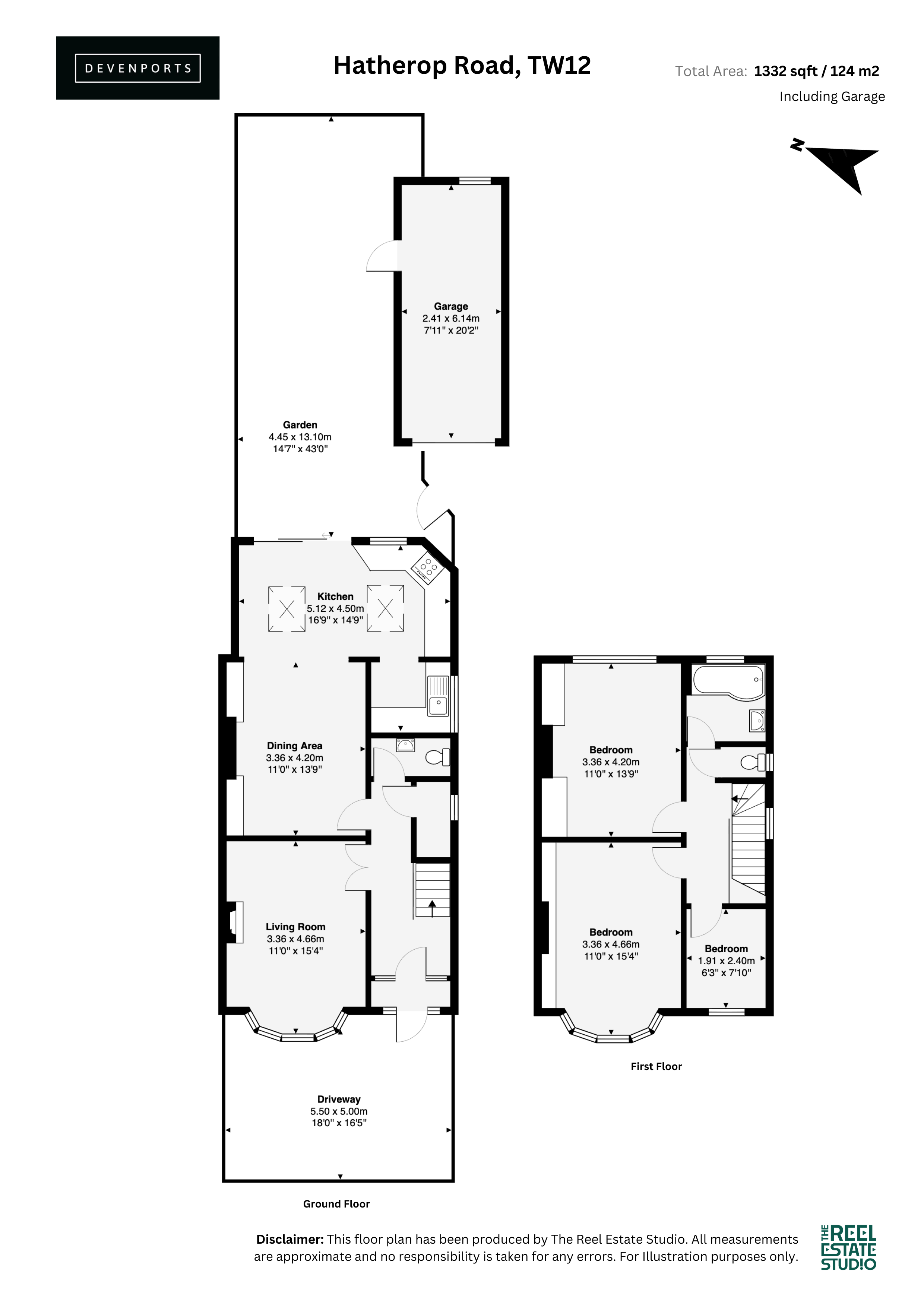 6, Hatherop Road,, Hampton floorplan