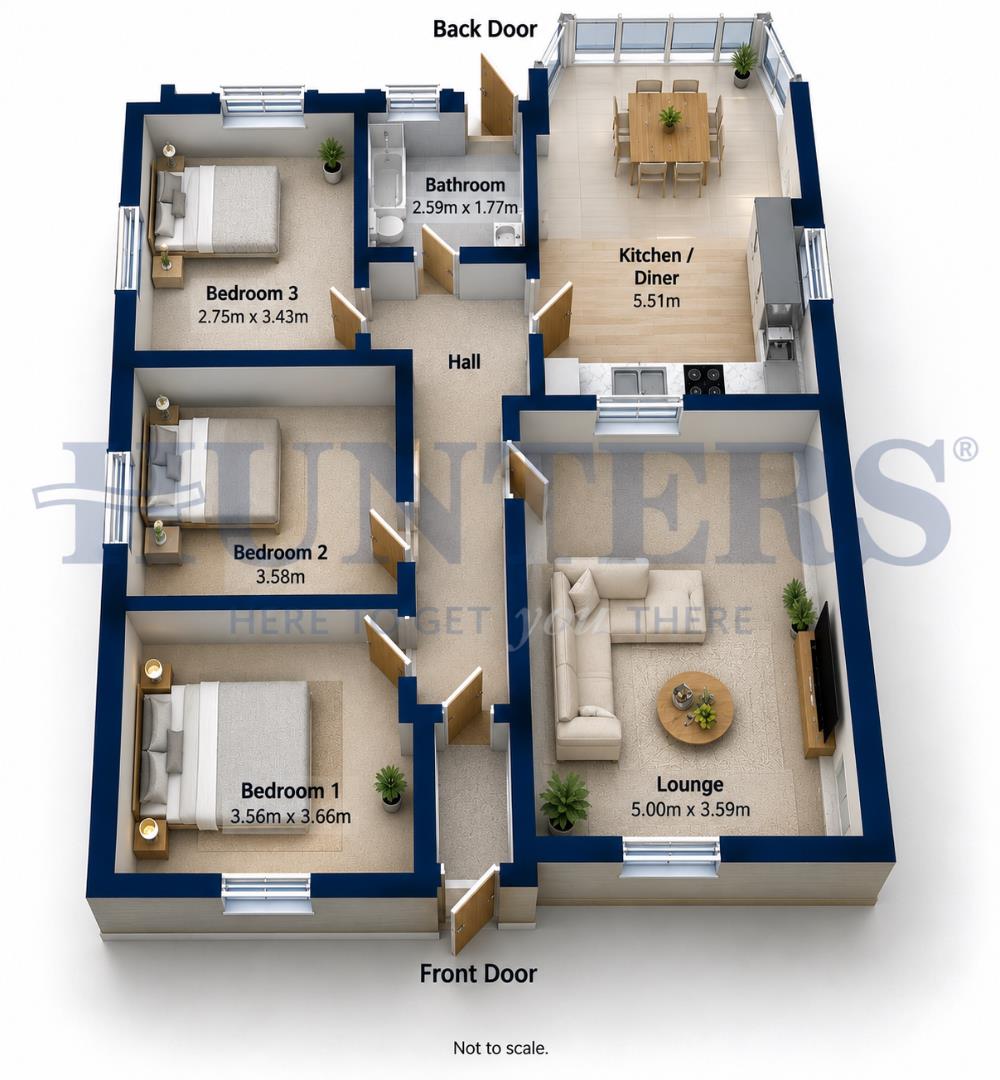 Catania Rise, Barnsley floorplan