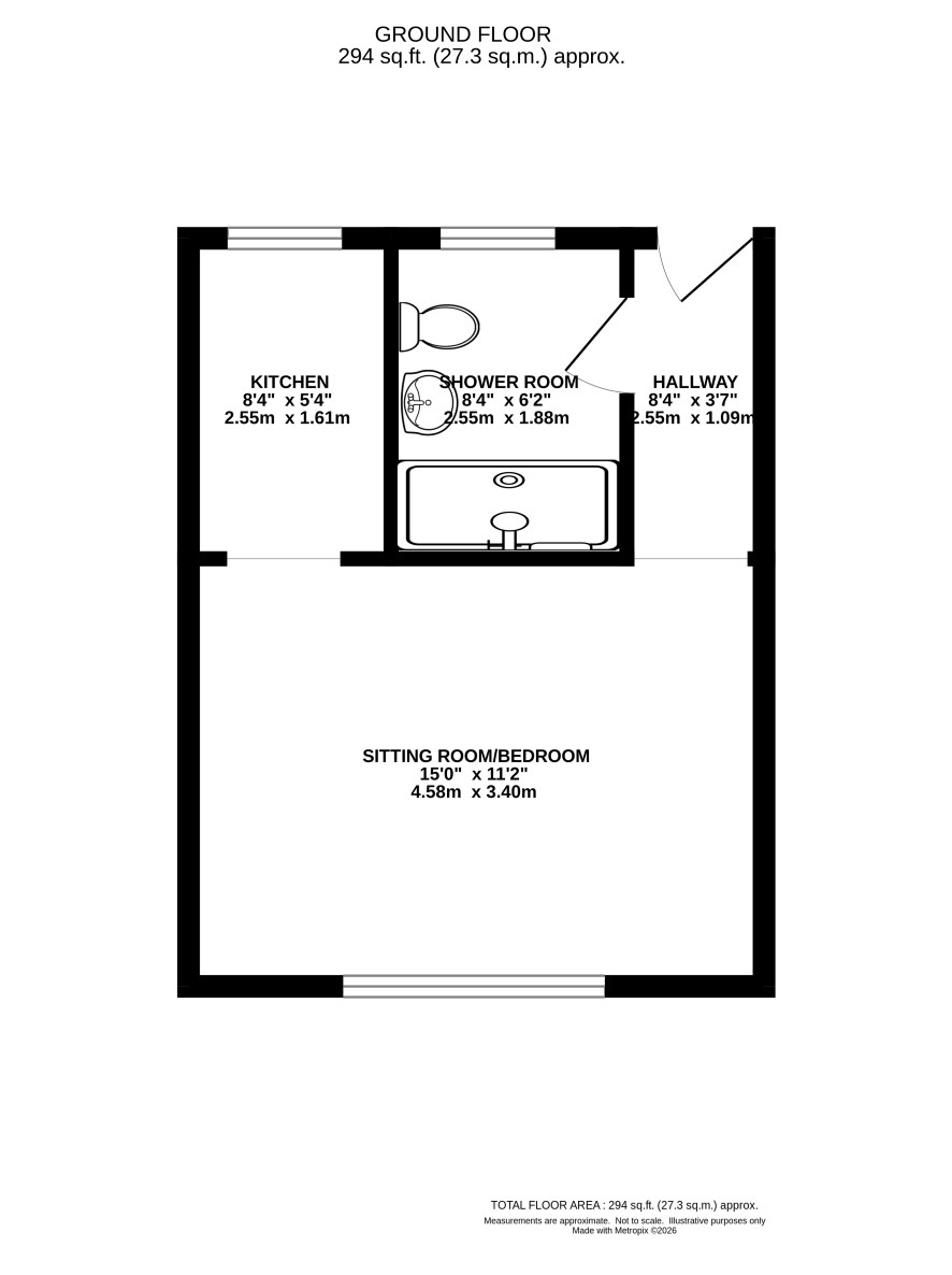Flat 12, Denbigh House, Norwich floorplan