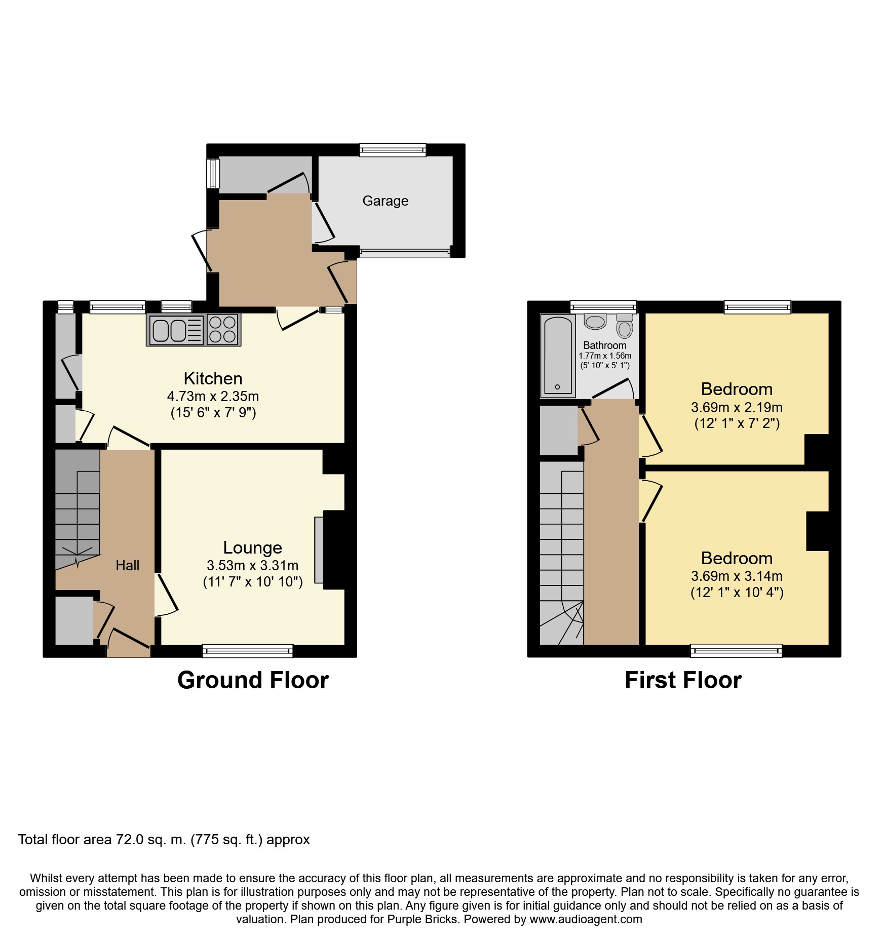 2 Bedrooms Semi-detached house for sale in Cooks Mead, Horsham RH12