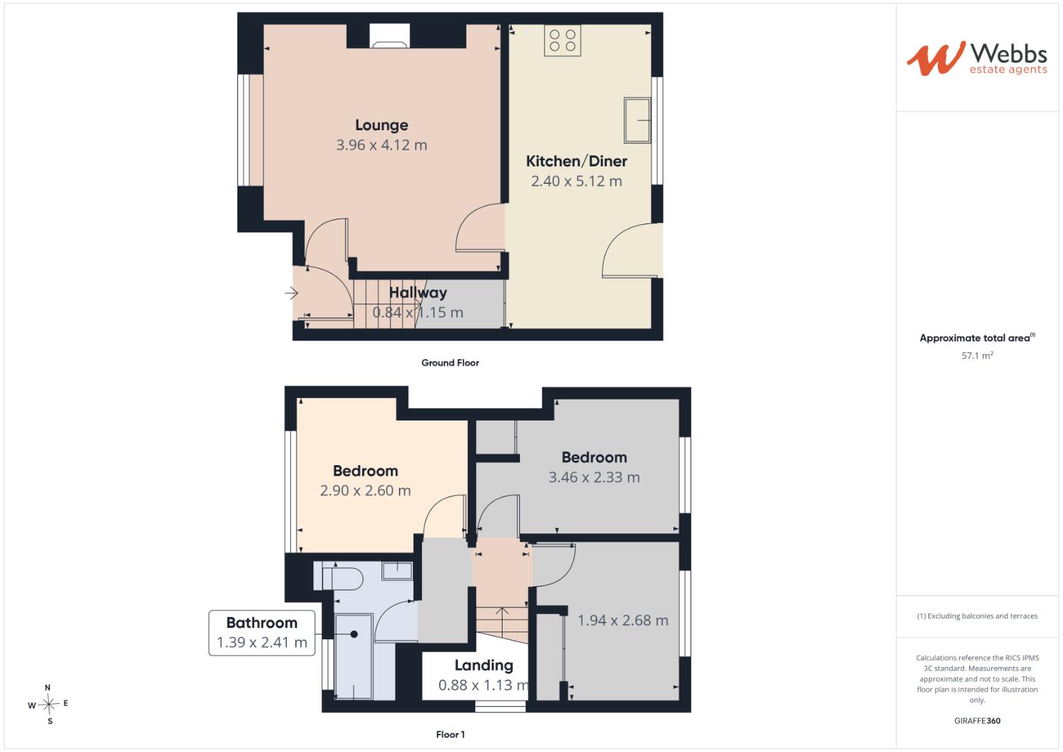 4, Stowe Street, Walsall floorplan