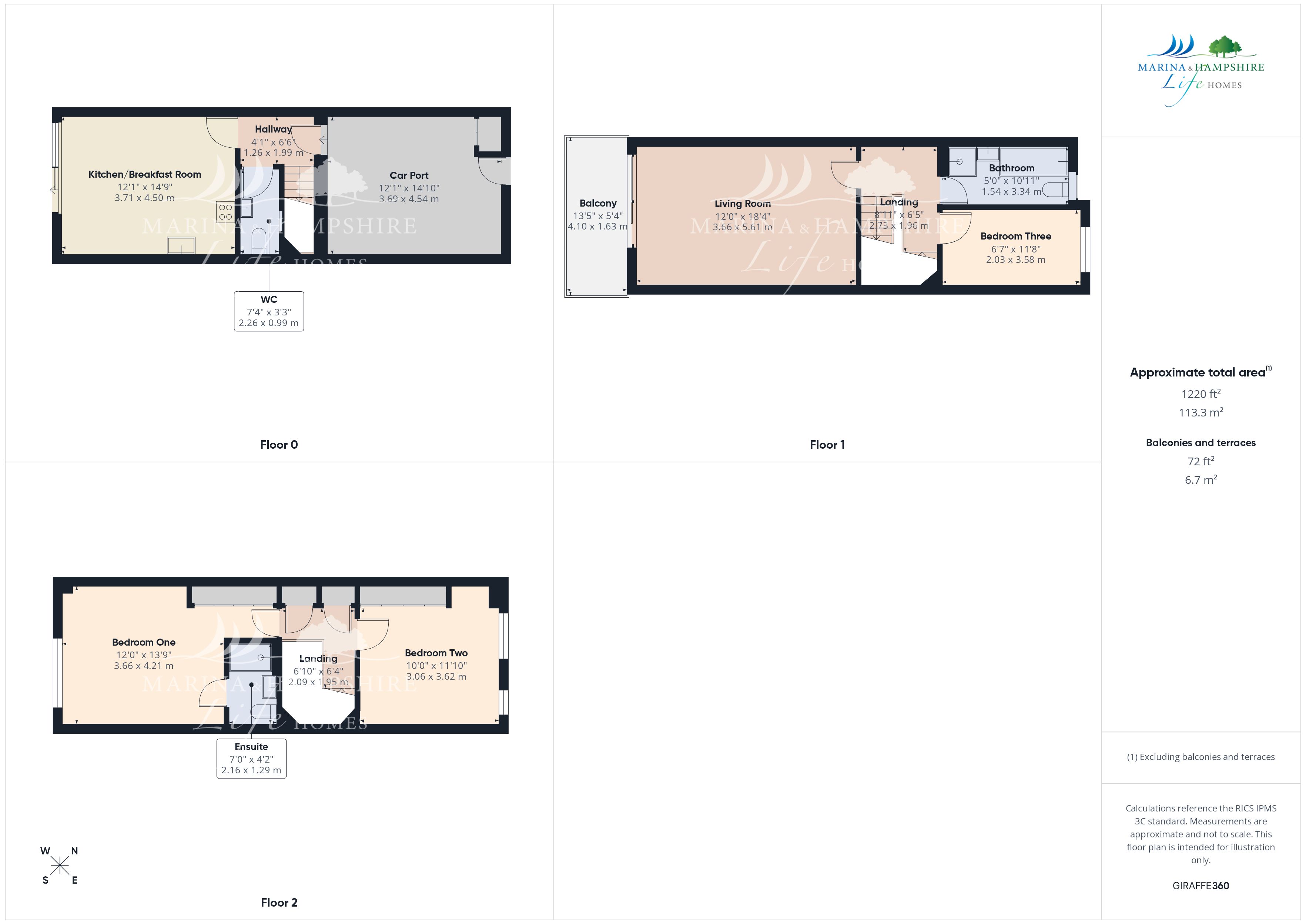 48, Coverack Way, Portsmouth floorplan