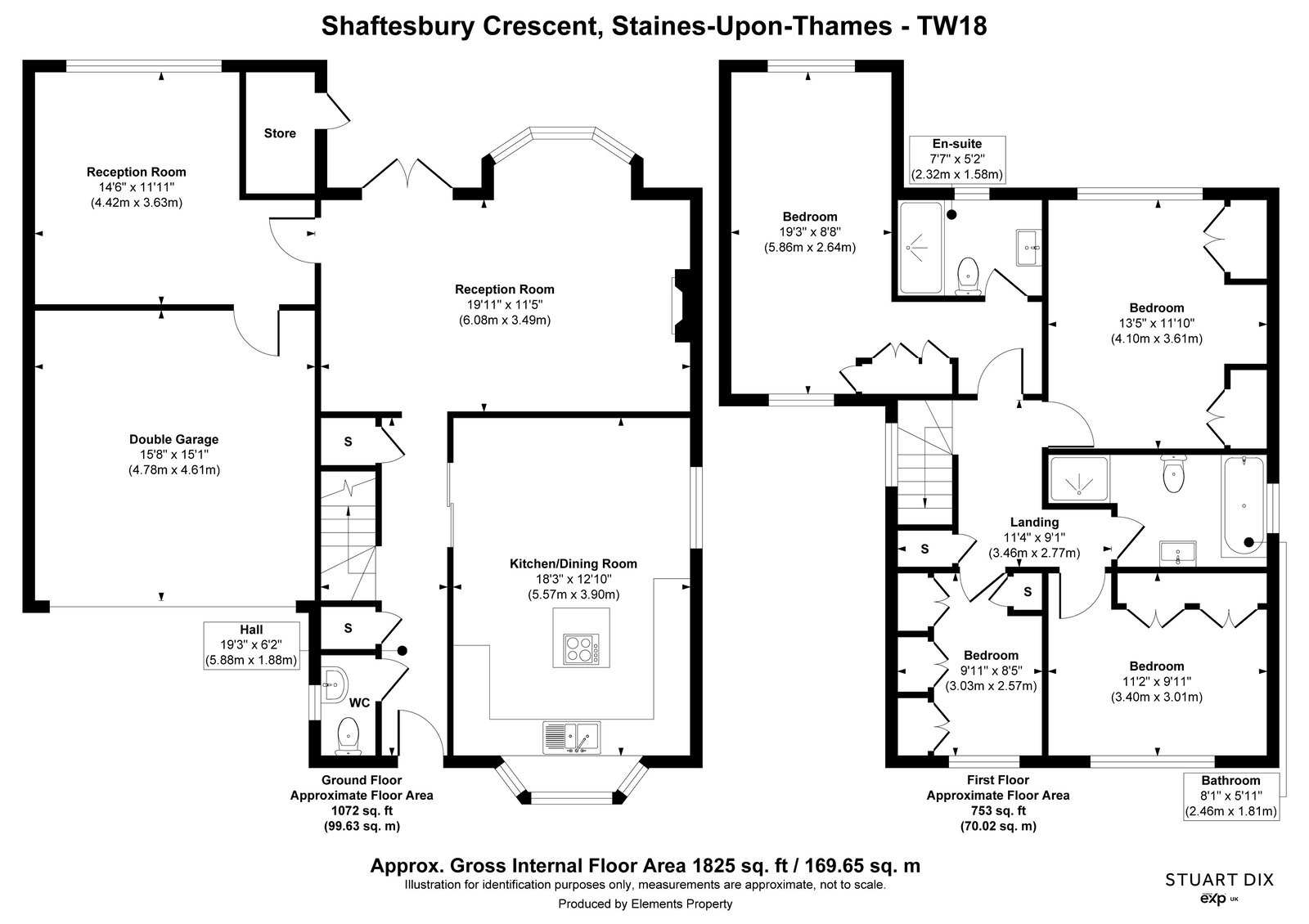 153, Shaftesbury Crescent, Staines-upon-thames floorplan