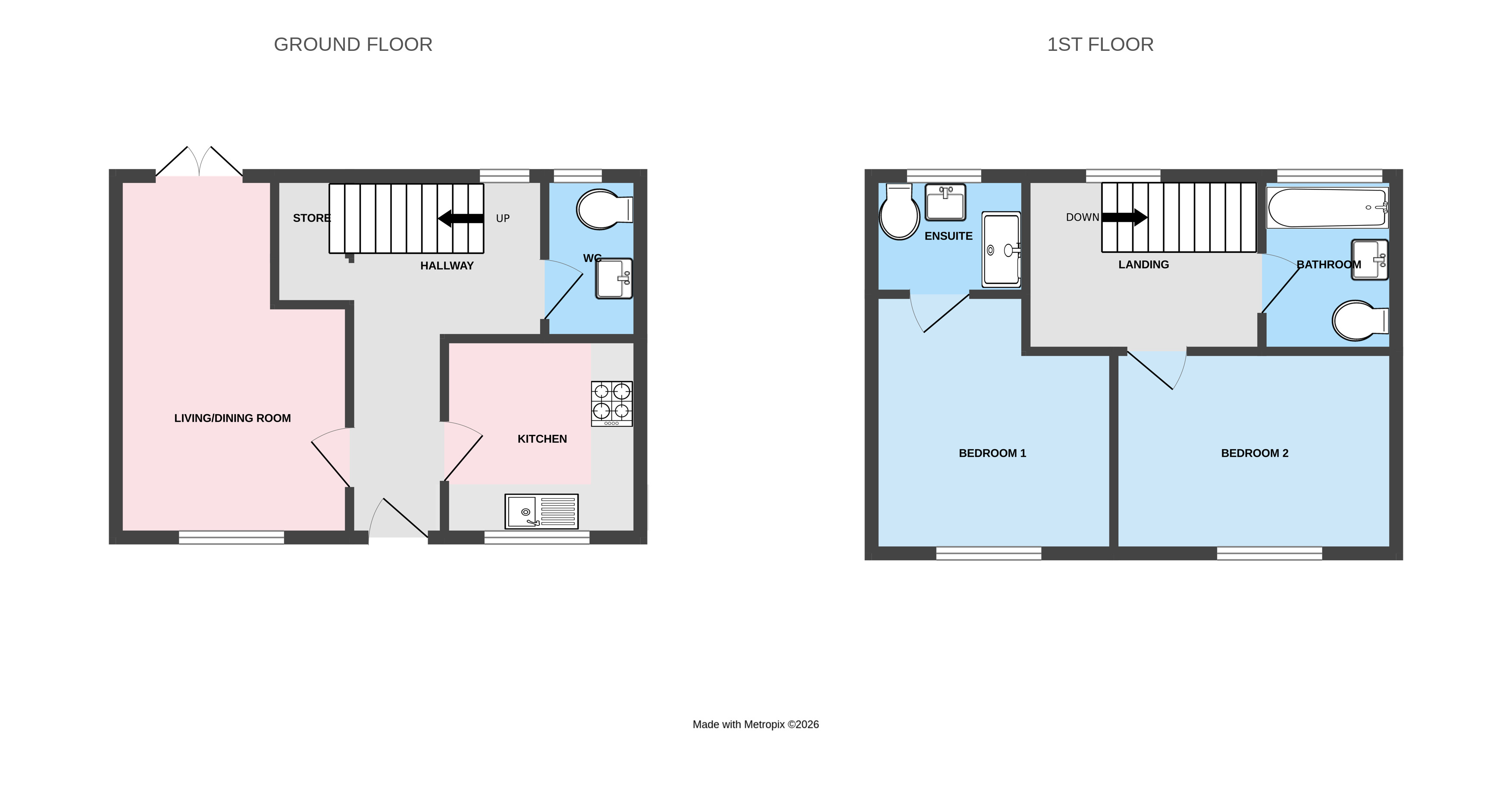 Priors Gate, Telford floorplan
