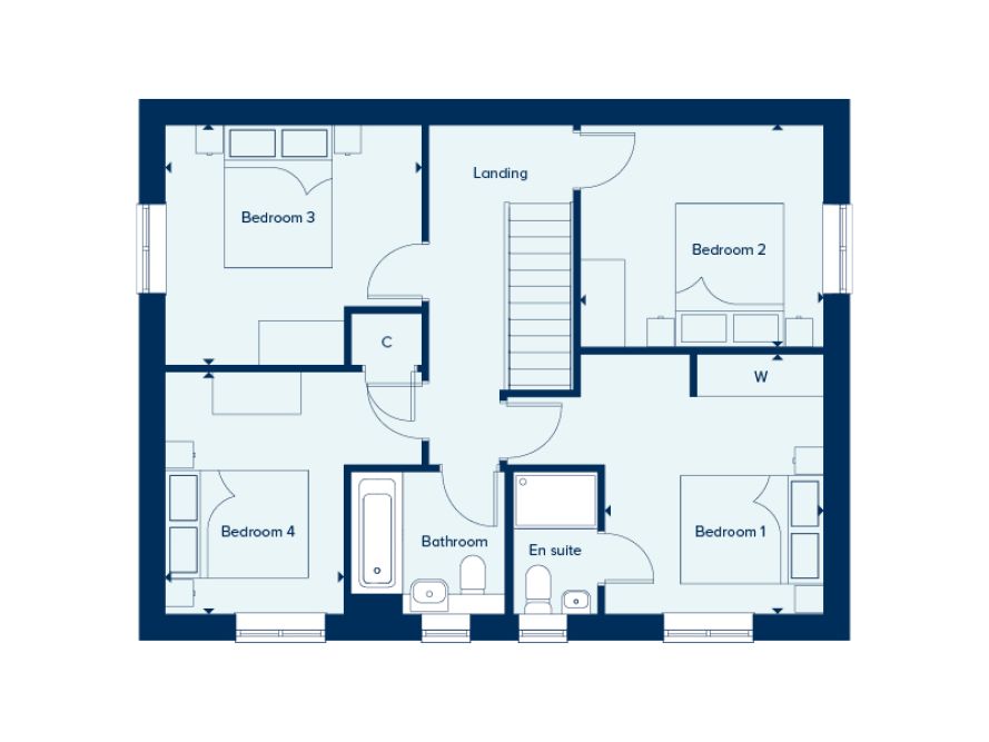 55, New Estates Roads Off Biggs Lane, Arborfield floorplan