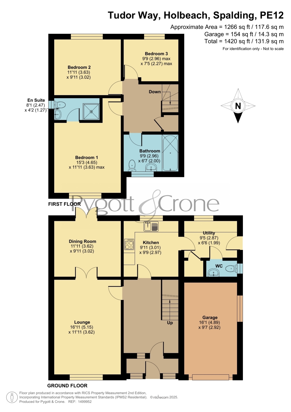 3, Tudor Way, Spalding floorplan