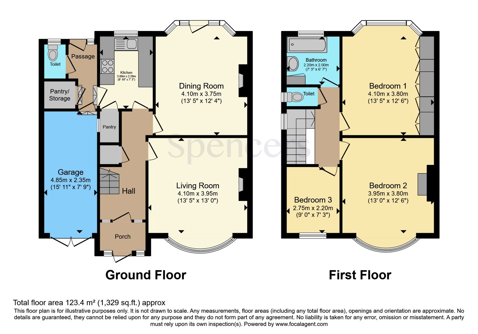 308, Hinckley Road, Leicestershire floorplan