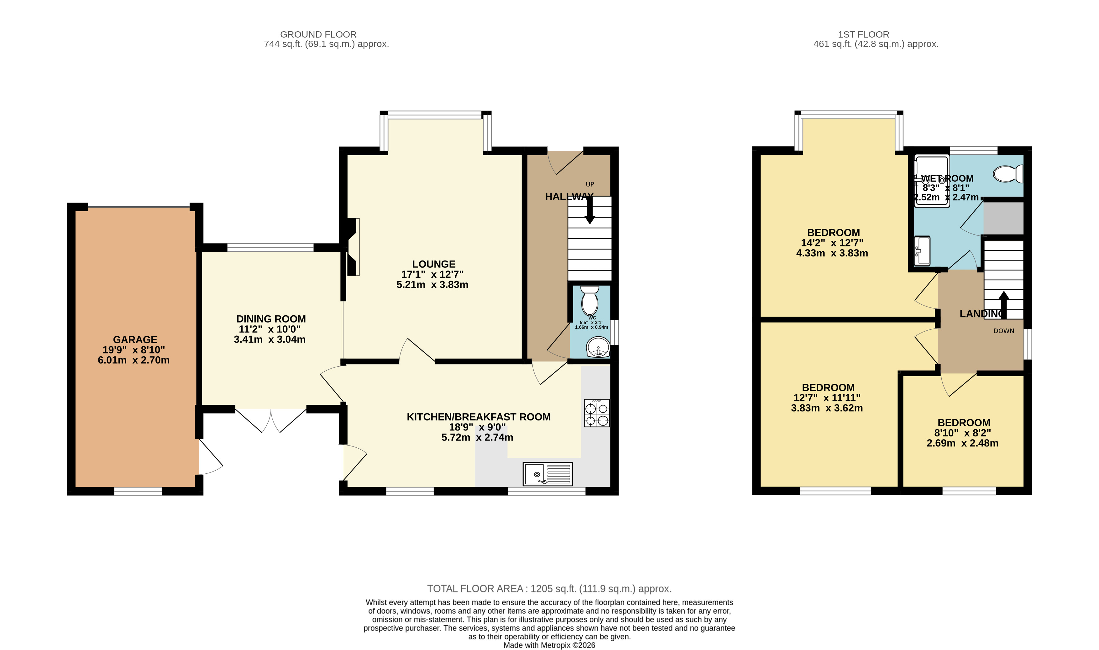 38, The Spinney, Leeds floorplan