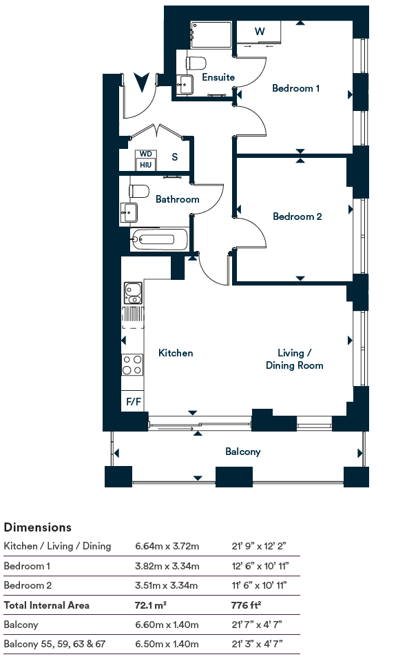 Rainham RM13, Rainham floorplan