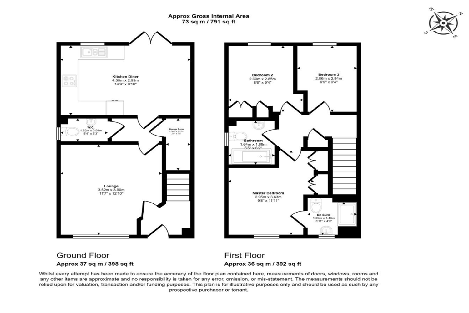 109, Violet Drive, West Meadows, Cramlington floorplan