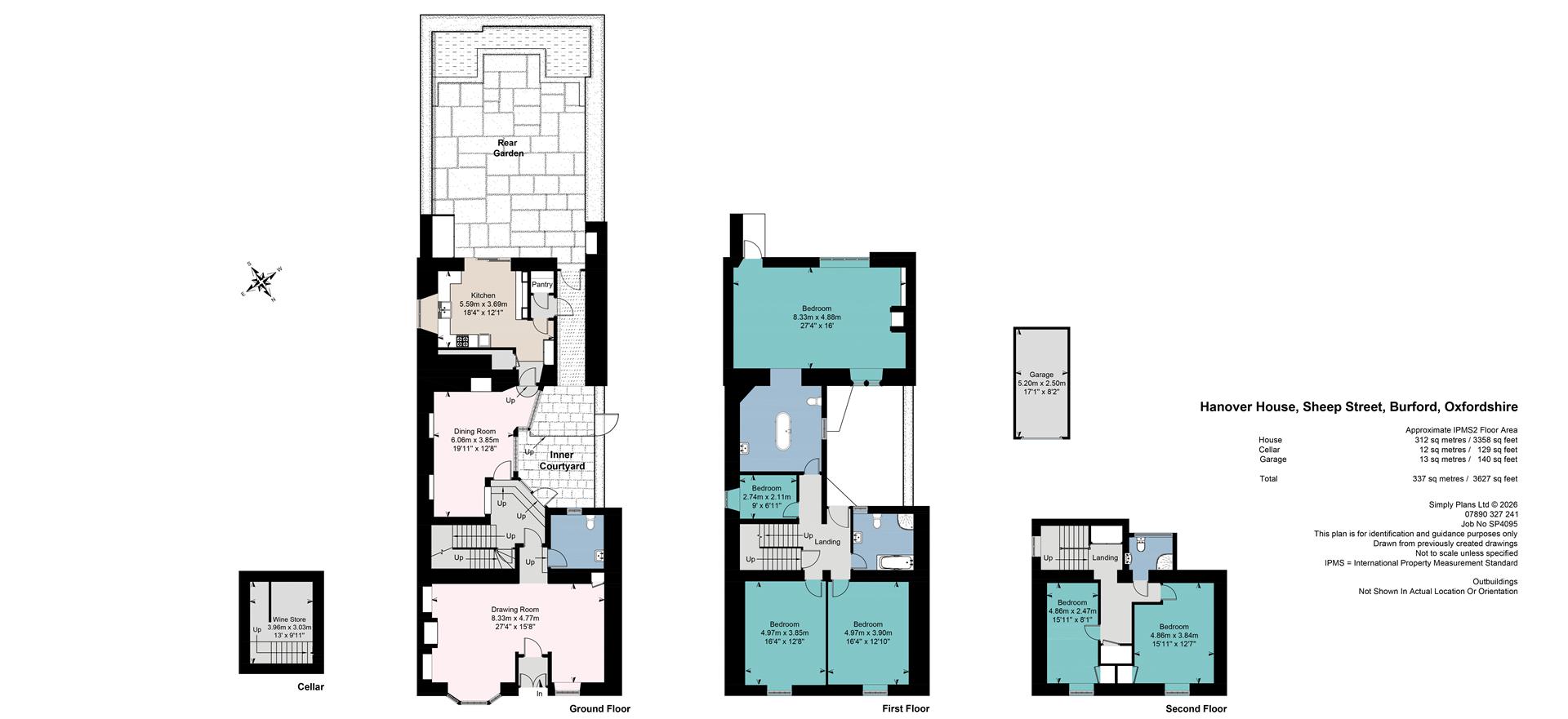 Hanover House, 11 Sheep Street, Burford floorplan
