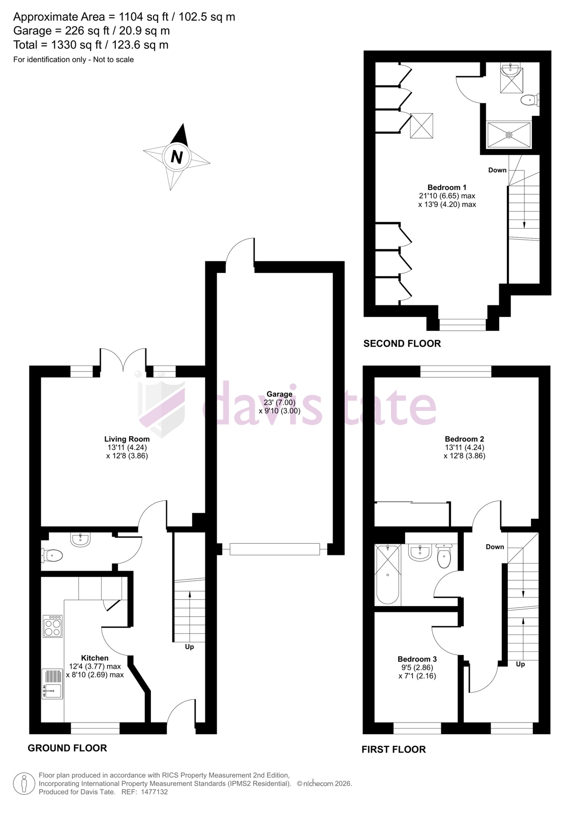19, Bowling Green, Reading floorplan