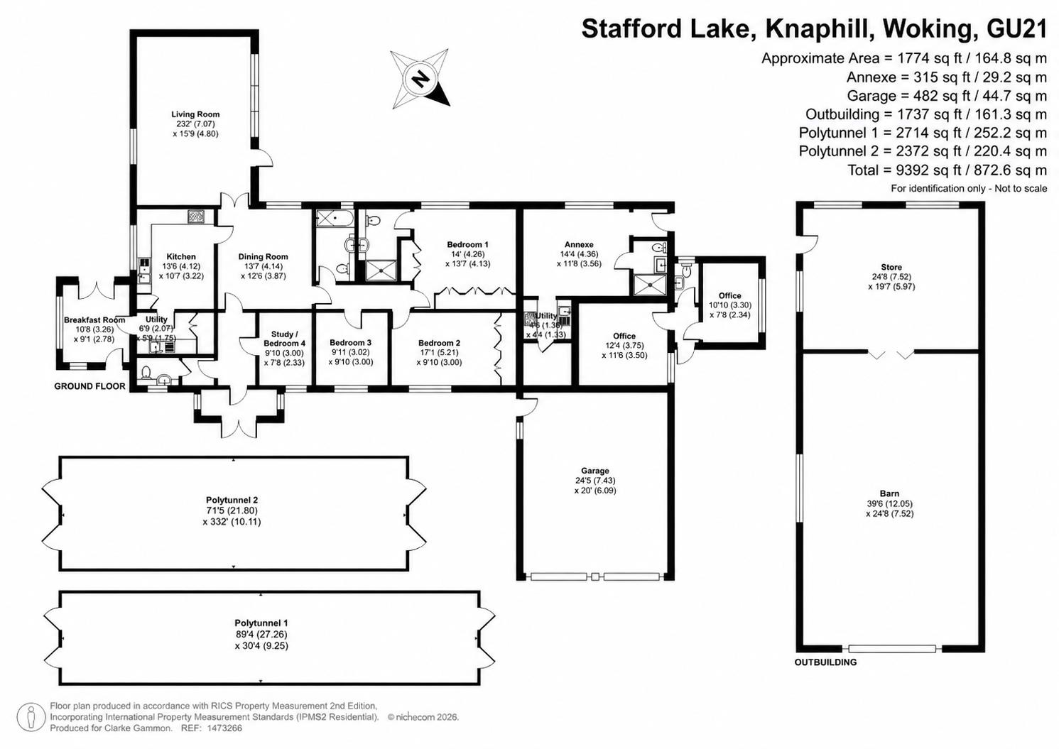 Stafford Lake Nursery, Stafford Lake, Woking floorplan