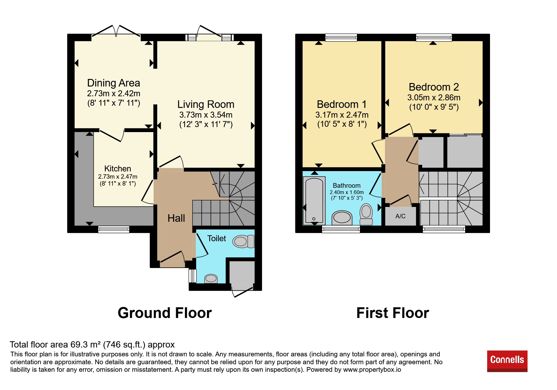 1, Clifton Close, Yeovil floorplan