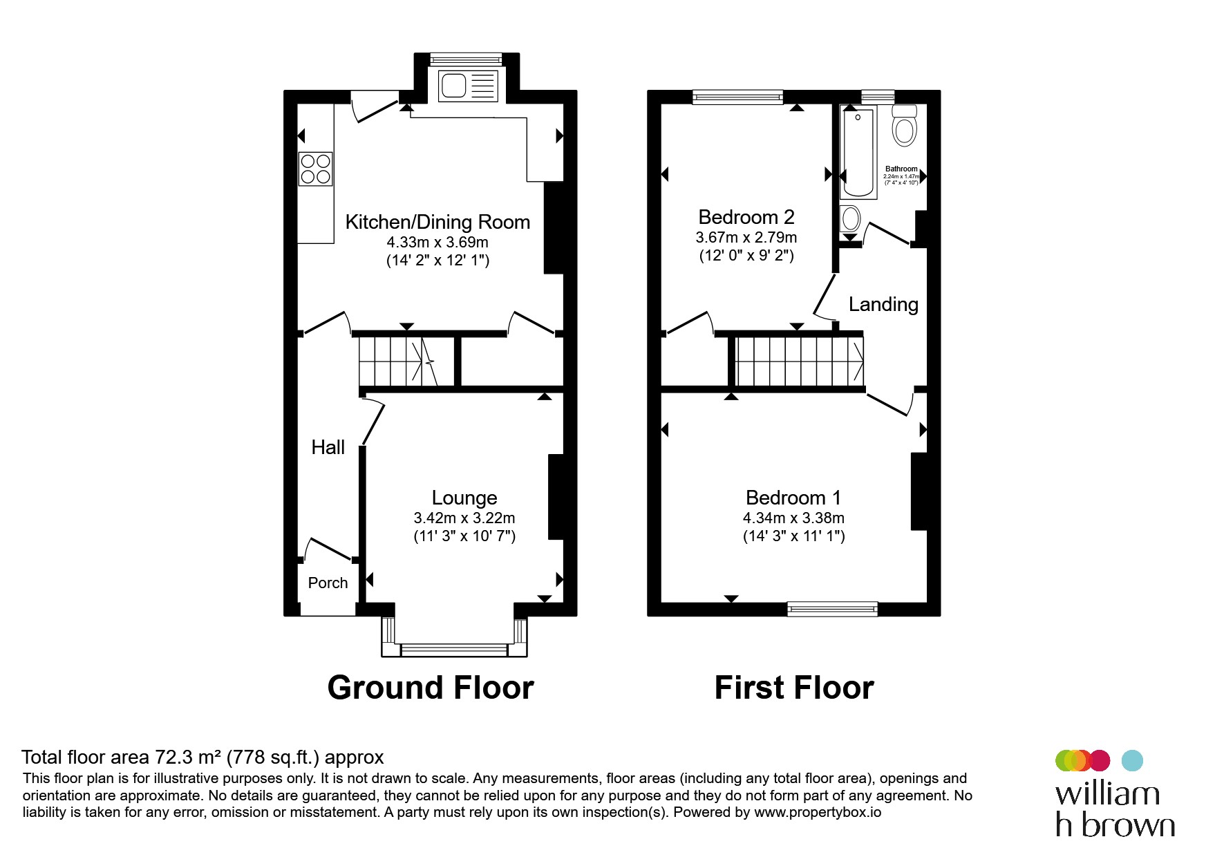 64, Cecil Avenue, Doncaster floorplan