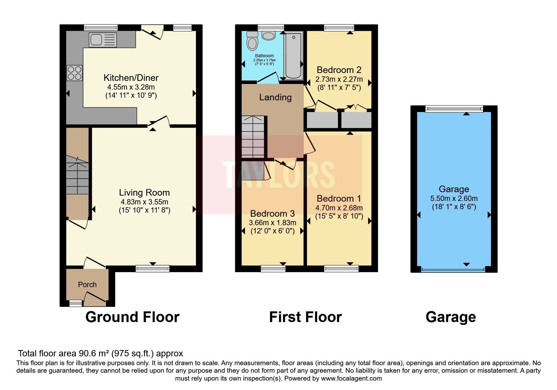 63, Austen Crescent, Wiltshire floorplan
