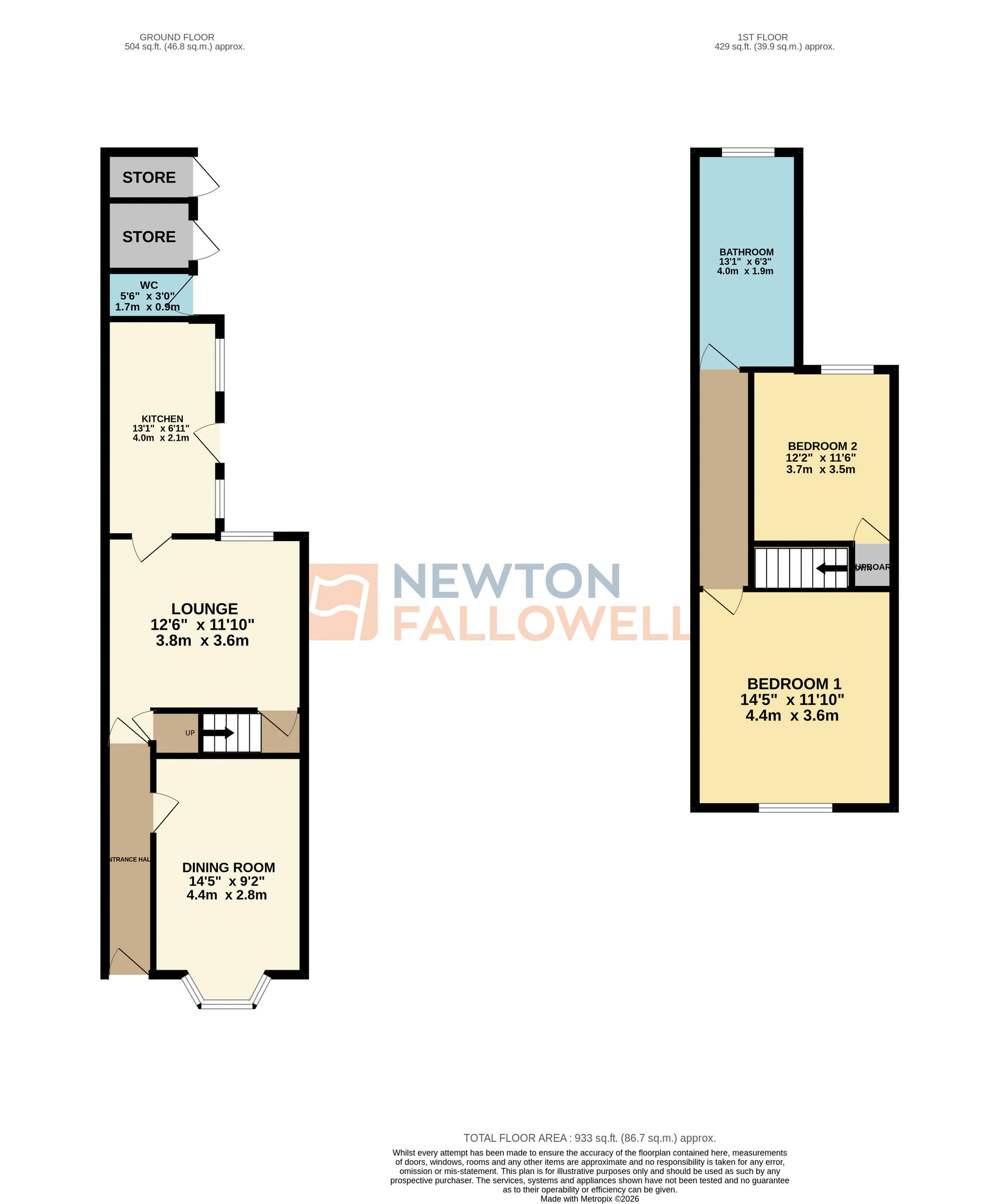20 Spencer Street, Leicester floorplan