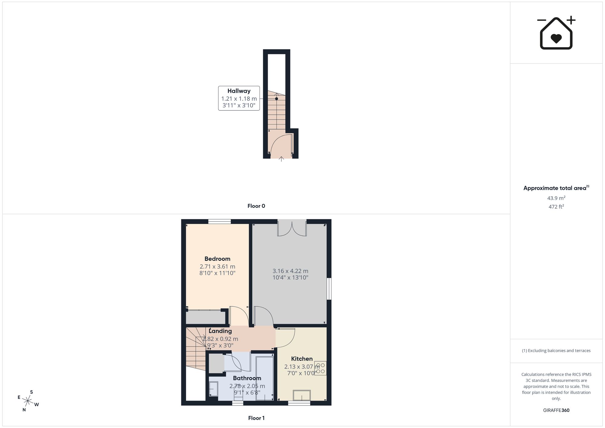 66 The Clicketts, Tenby floorplan