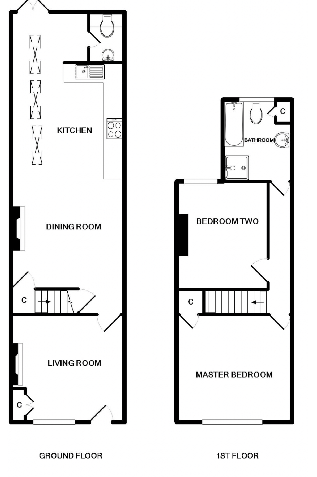2, Anthony Street, Rothley, Leicestershire  floorplan