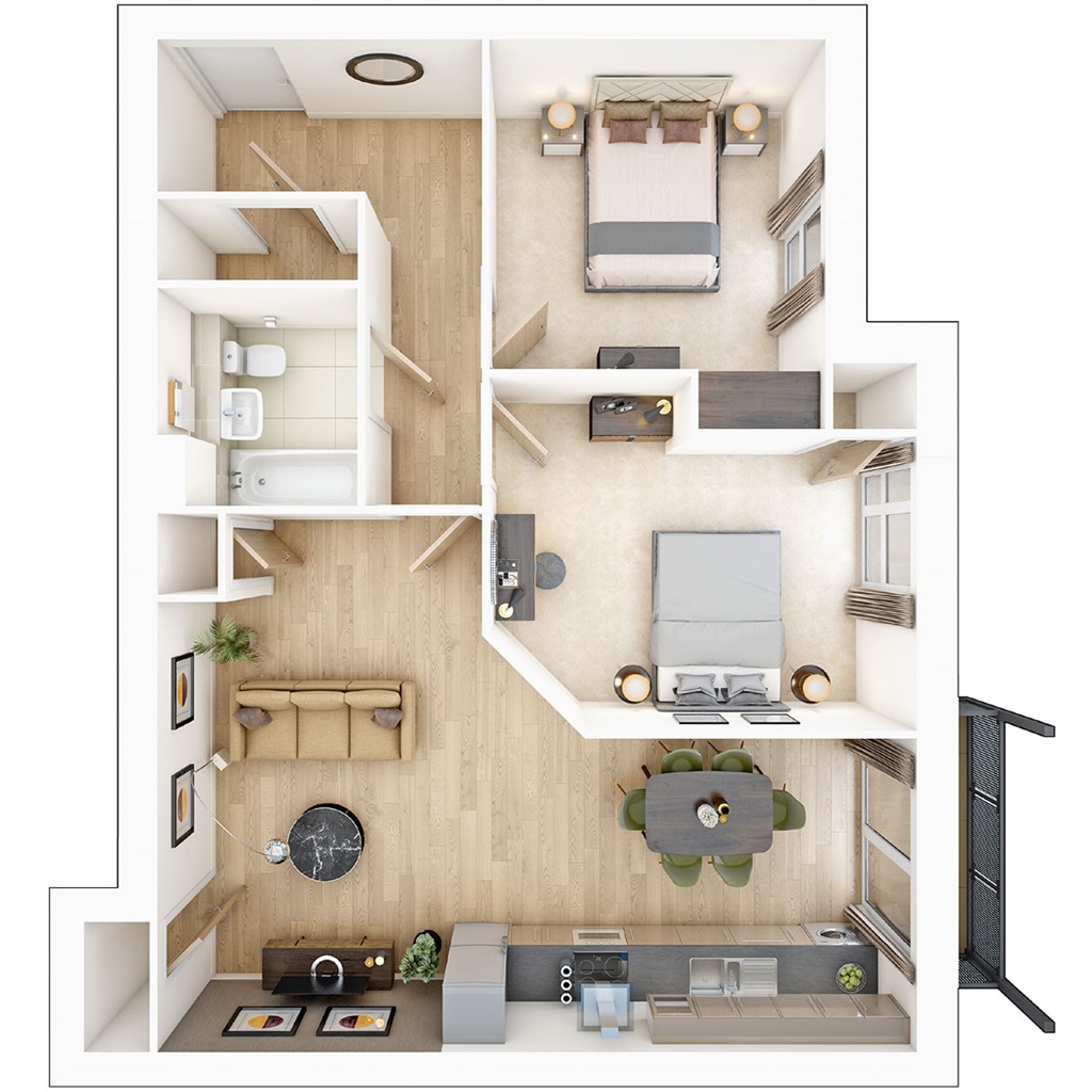 Arborfield Heights, Nine Mile Ride Extension, Arborfield Green floorplan