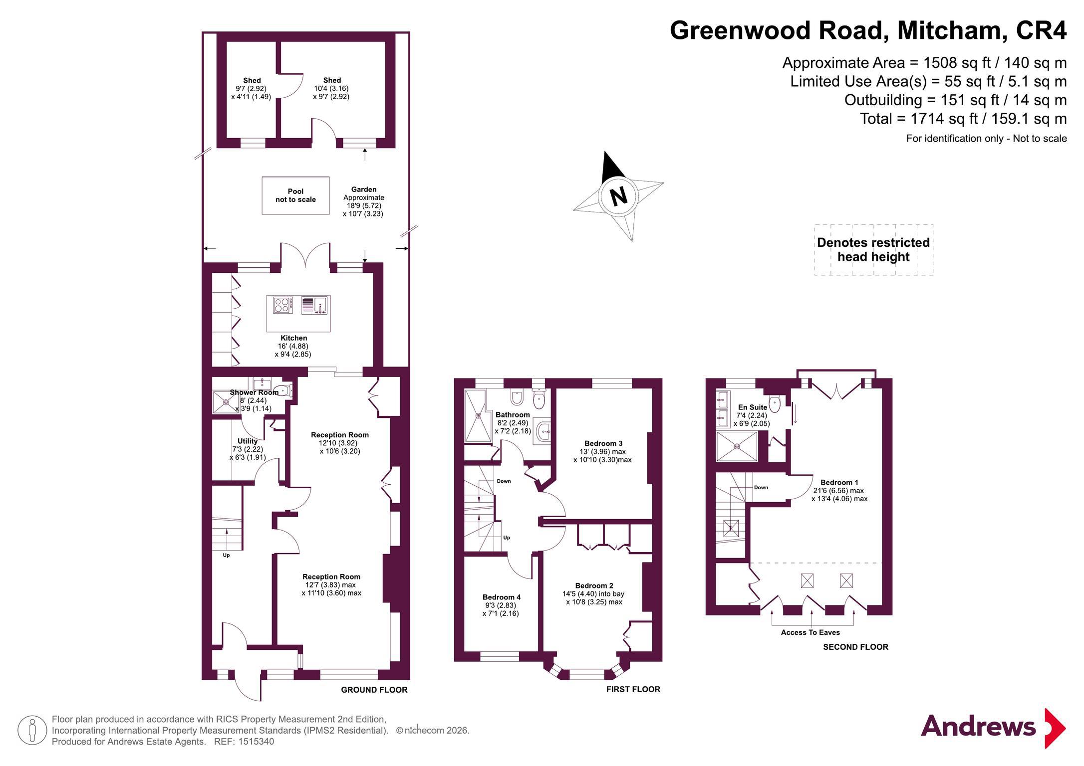 49, Greenwood Road, Mitcham floorplan