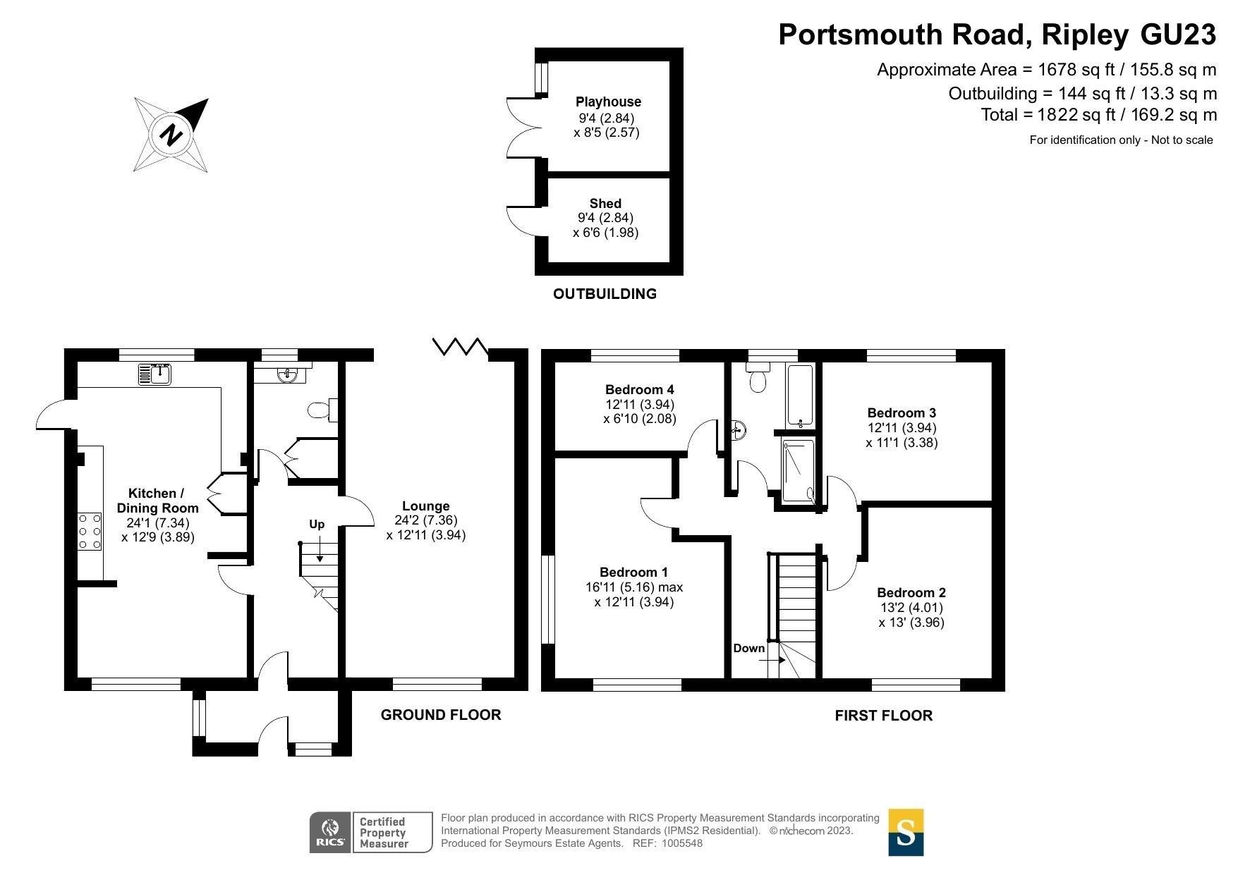 Whitehill Lodge,, Portsmouth Road, Surrey floorplan