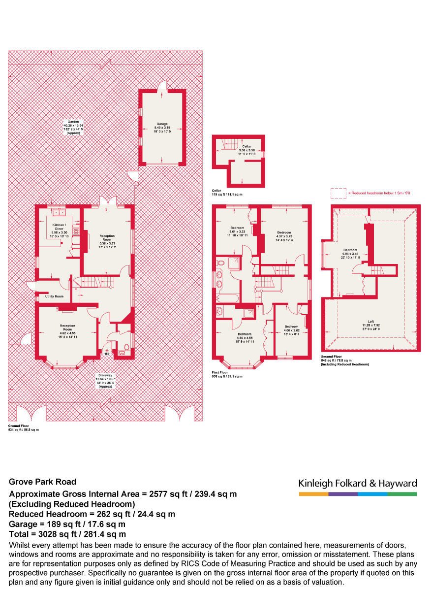 4, Grove Park Road, Greenwich floorplan